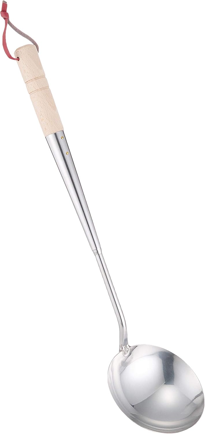 Kobo Aizawa 70312 Chinese Ladle, Stainless Steel
