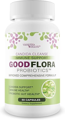 Good Flora Probiotics Candida Cleanse Immune Support - Nuestro mejor suplemento probiótico Candida - Nuestro mejor desintoxicante de limpieza