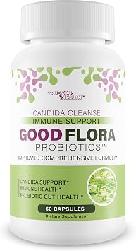 Good Flora Probiotics Candida Cleanse Immune Support - Our Best Candida Probiotic Supplement - Our Best Candida Cleanse Detox - Candida Yeast Cleanse - Candida Overgrowth Cleanse Candida Cleanse Pills
