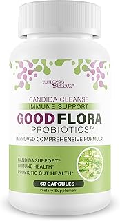 Good Flora Probiotics Candida Cleanse Immune Support - Our Best Candida Probiotic Supplement - Our Best Candida Cleanse Detox - Candida Yeast Cleanse - Candida Overgrowth Cleanse Candida Cleanse Pills