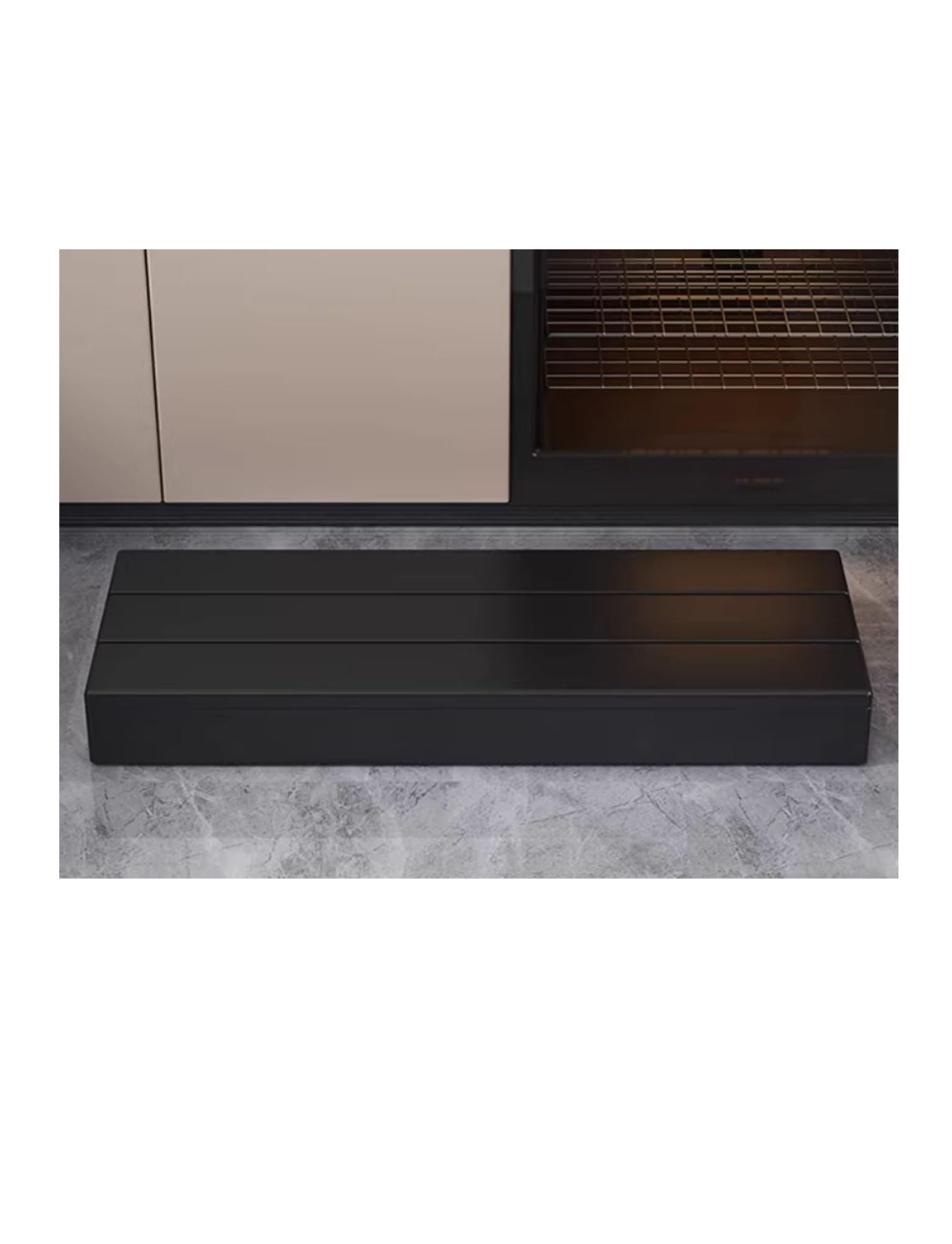 Taburete de madera maciza de alta densidad, soporte premium antideslizante para usar en baño