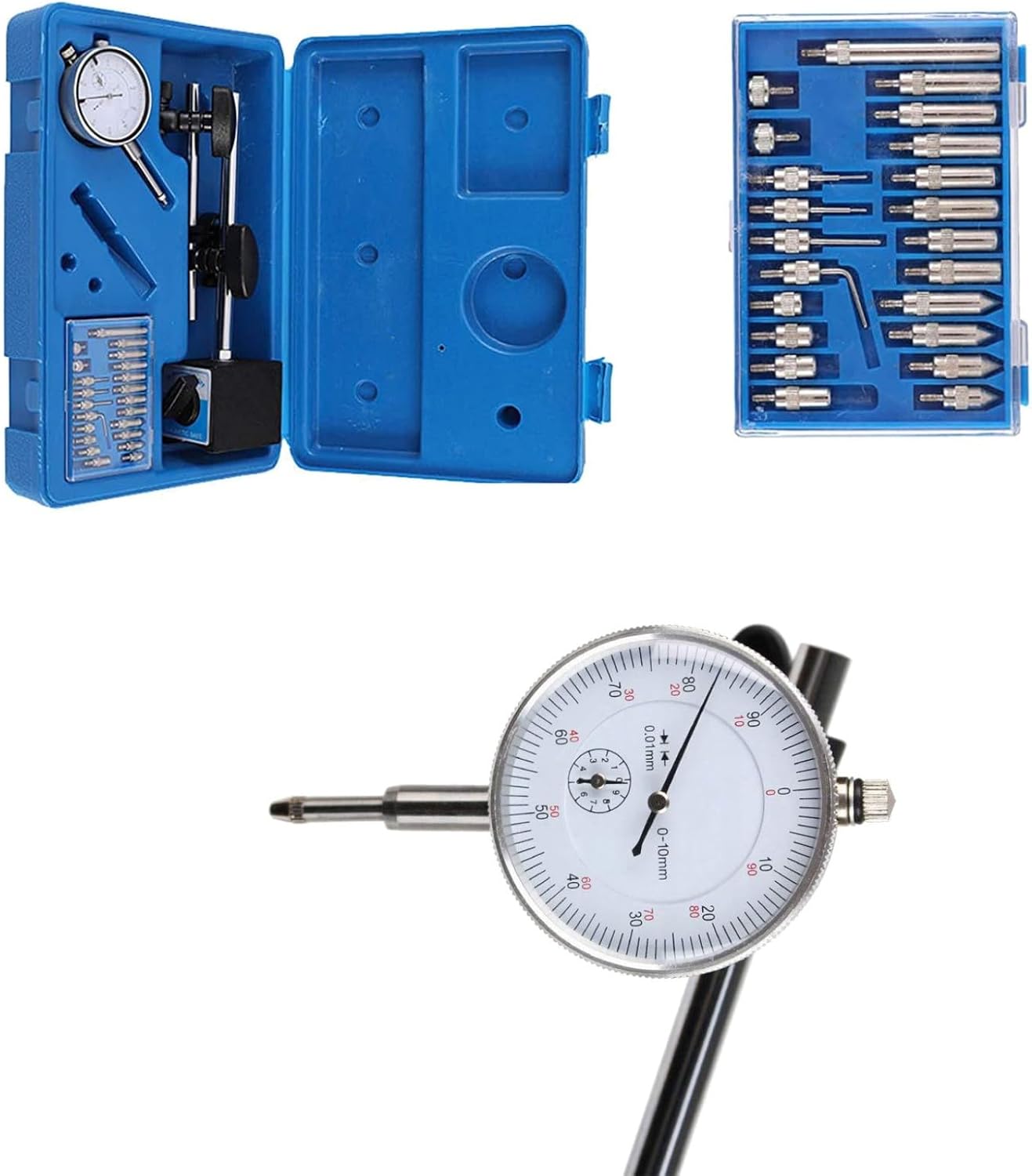 Uprades Base Rotates Pointers Long Arm Adjustable Rotates Test Pointers Measurement Instrument For Precisions Work