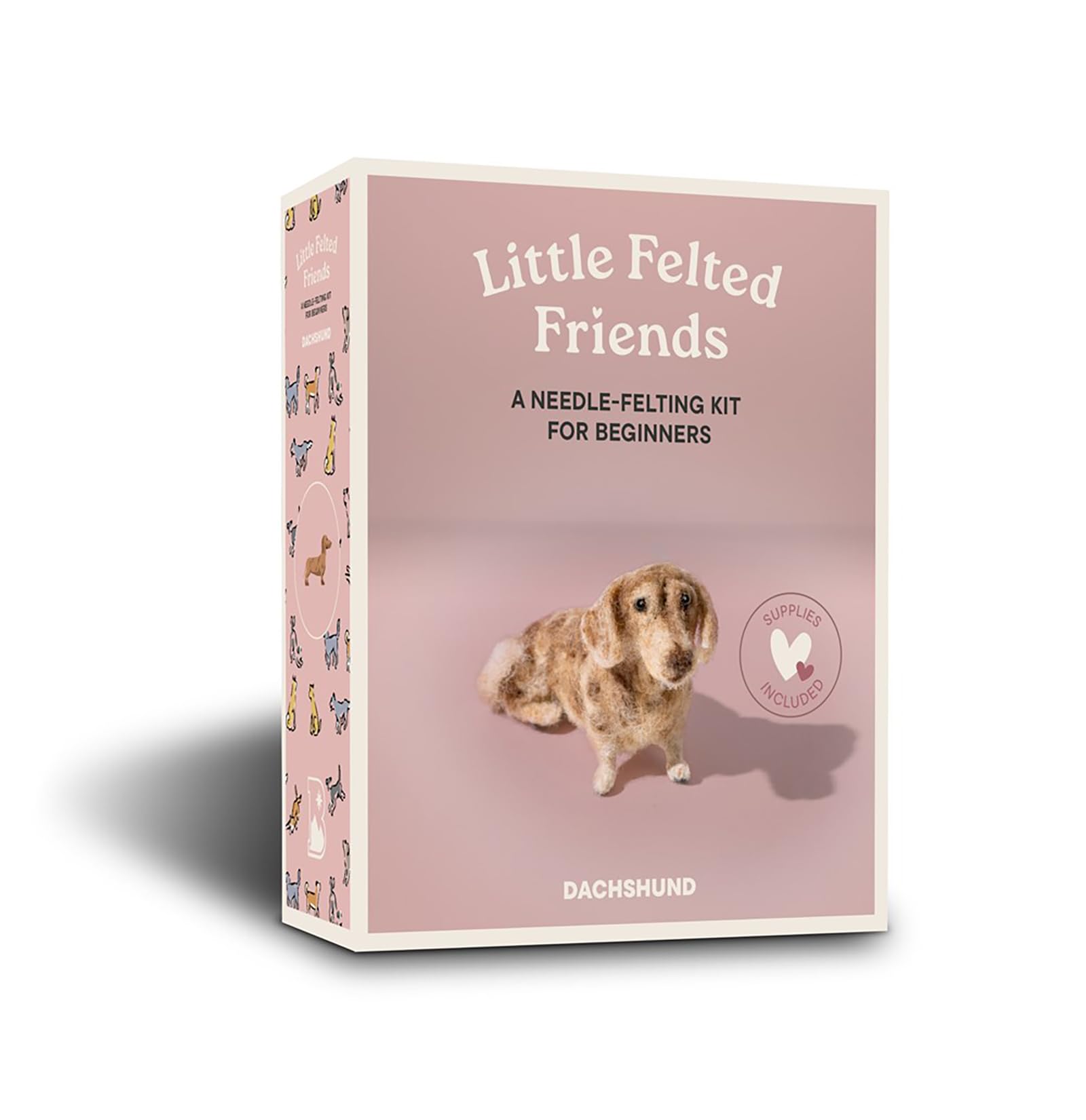 Little Felted Friends Dachshund: Dog Needle-felting Beginner Kits With Needles, Wool, Supplies, and Instructions (Little Felted Friends: Needle-felting Kits for Beginners, 3)