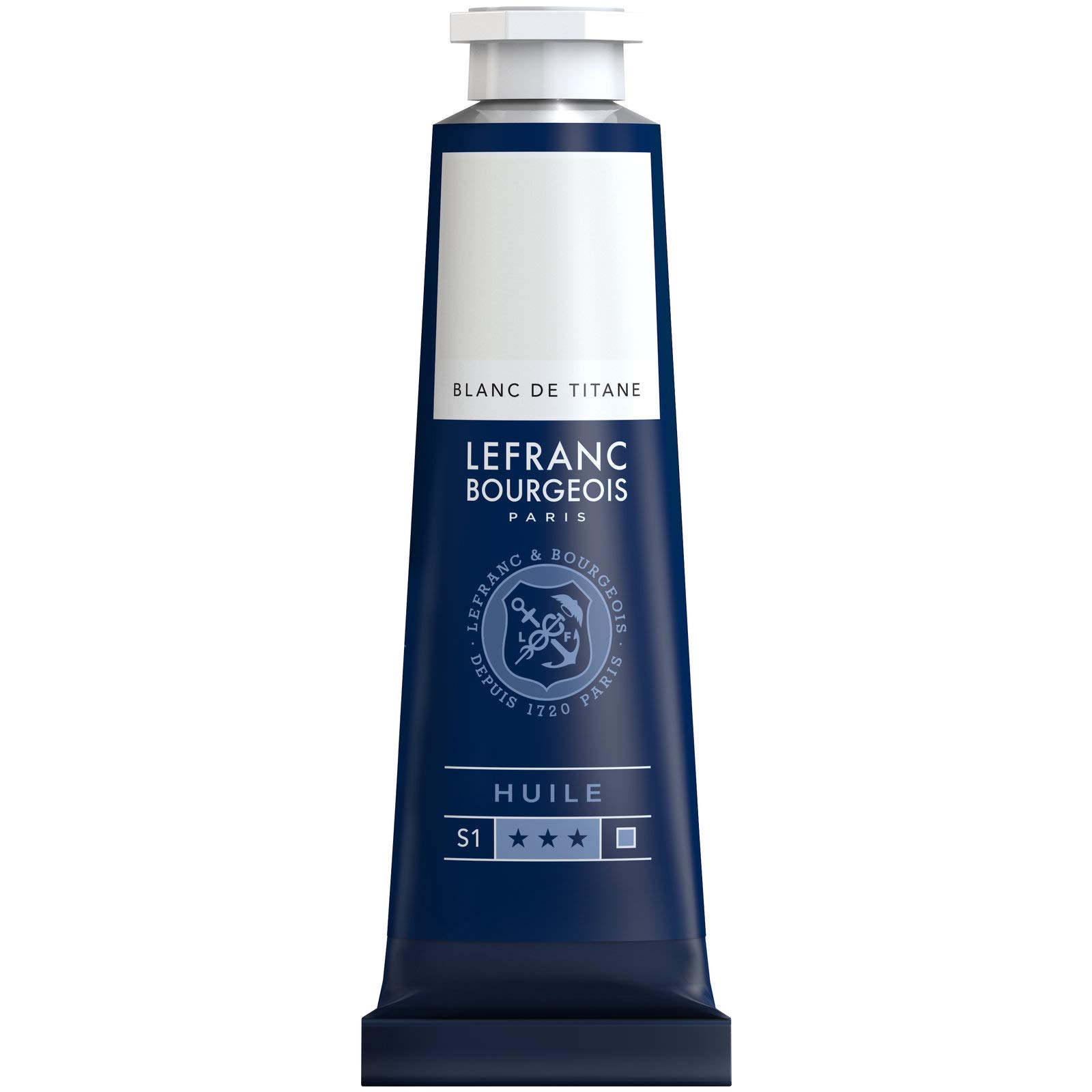 Lefranc & Bourgeois Fine Oil Pintura al Óleo, Blanco (Titanium White), 40 ml