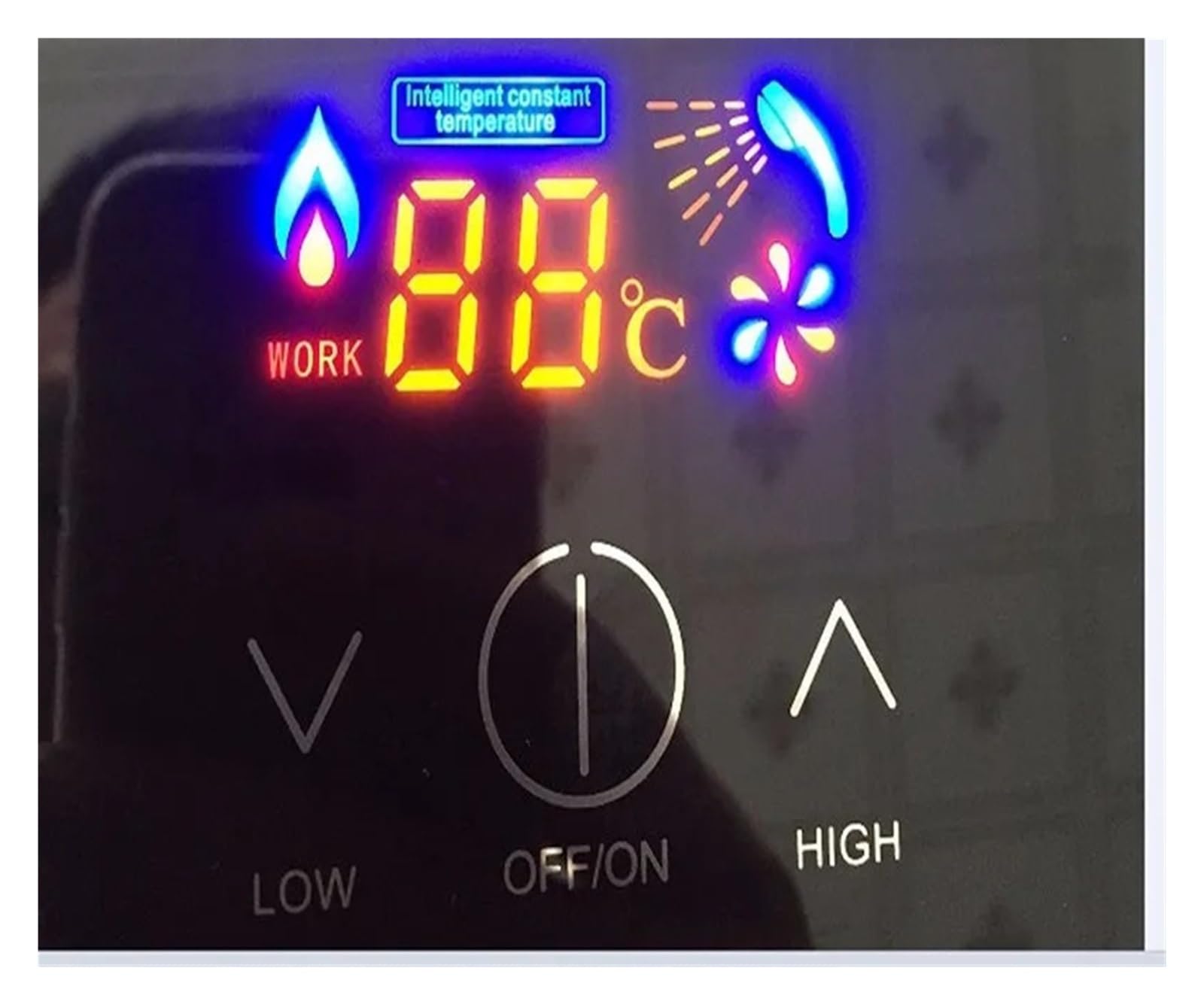 Natychmiastowy Bezzbiornikowy Podgrzewacz Wody 5500w Termostat Nagrzewnica Indukcyjna Smart Touch Podgrzewacze Elektryczne Prysznic, Elektryczne Podgrzewacze Wody szybko się nagrzewa