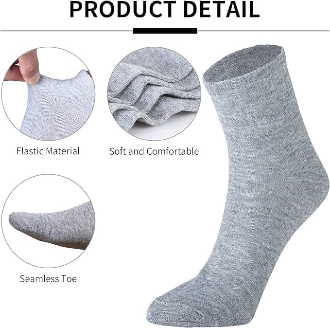 Sophproton 240 Pairs Mens Socks Bulk Pack Quarter Ankle Athletic Moisture Wicking Sports Casual Socks for Men Women Unisex - Image 6
