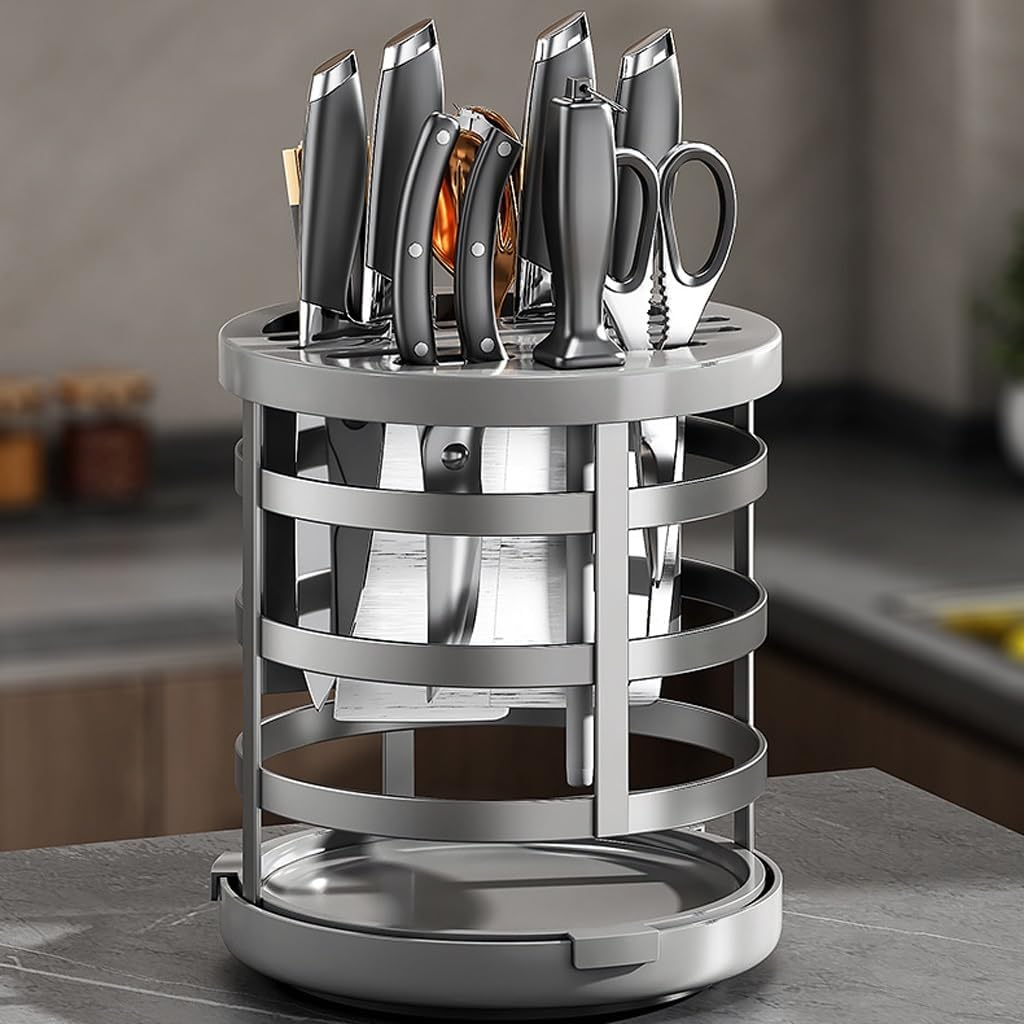 Support de baguettes, égouttoir à ustensiles de cuisine et couverts, rangement épais pour l'organisation du plan de travail, idéal pour la cuisine à la maison et accès facile