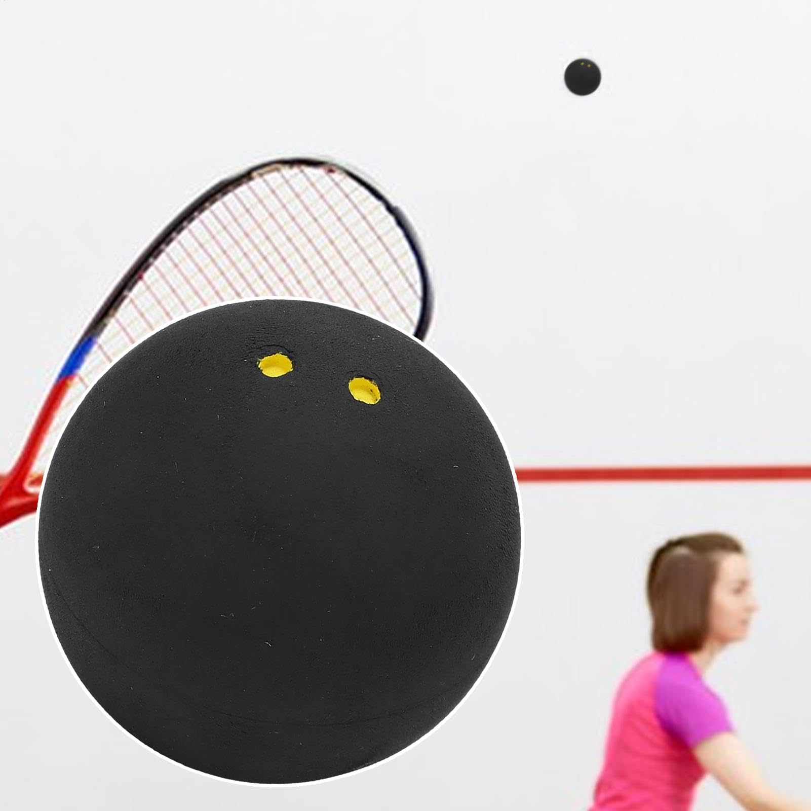 Genérico Squash Balls 38mm Competition Slow Speed Racket Ball