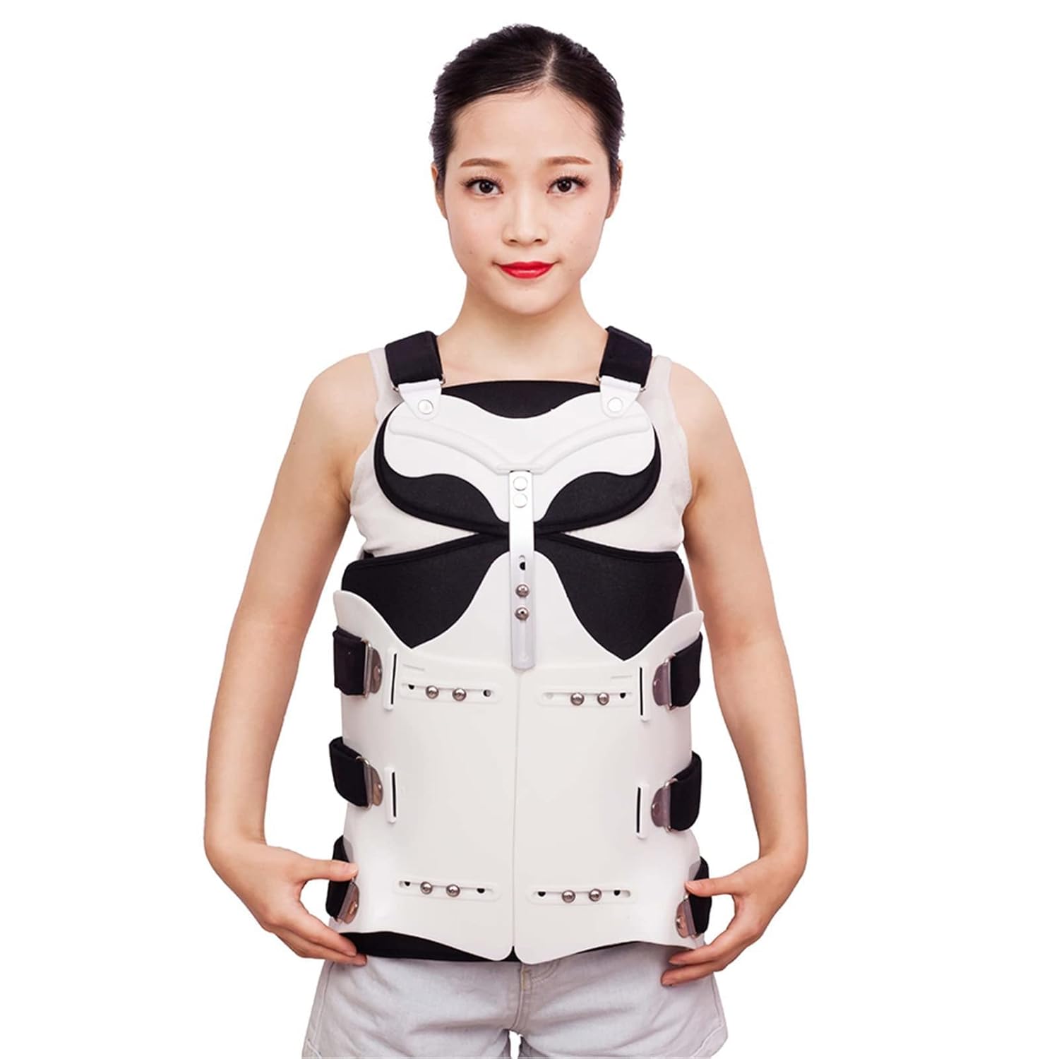 胸腰椎固定ブラケット 調節可能な高位頭、首と胸のブレース、首と胸の固定器、背中の胸腰椎固定ブレース、頸部,A