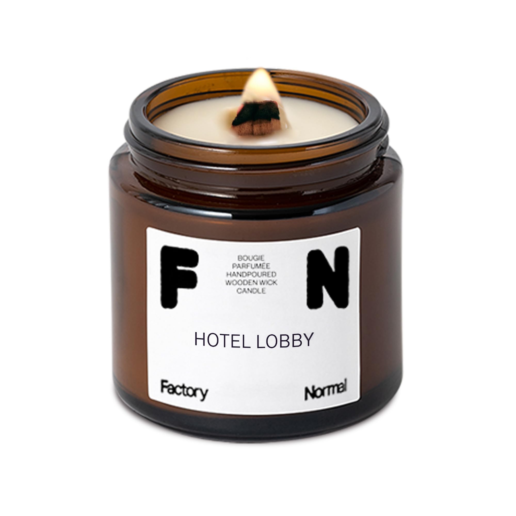 Amazon.co.jp: Factory Normal ウッド芯キャンドル パチパチ音がする