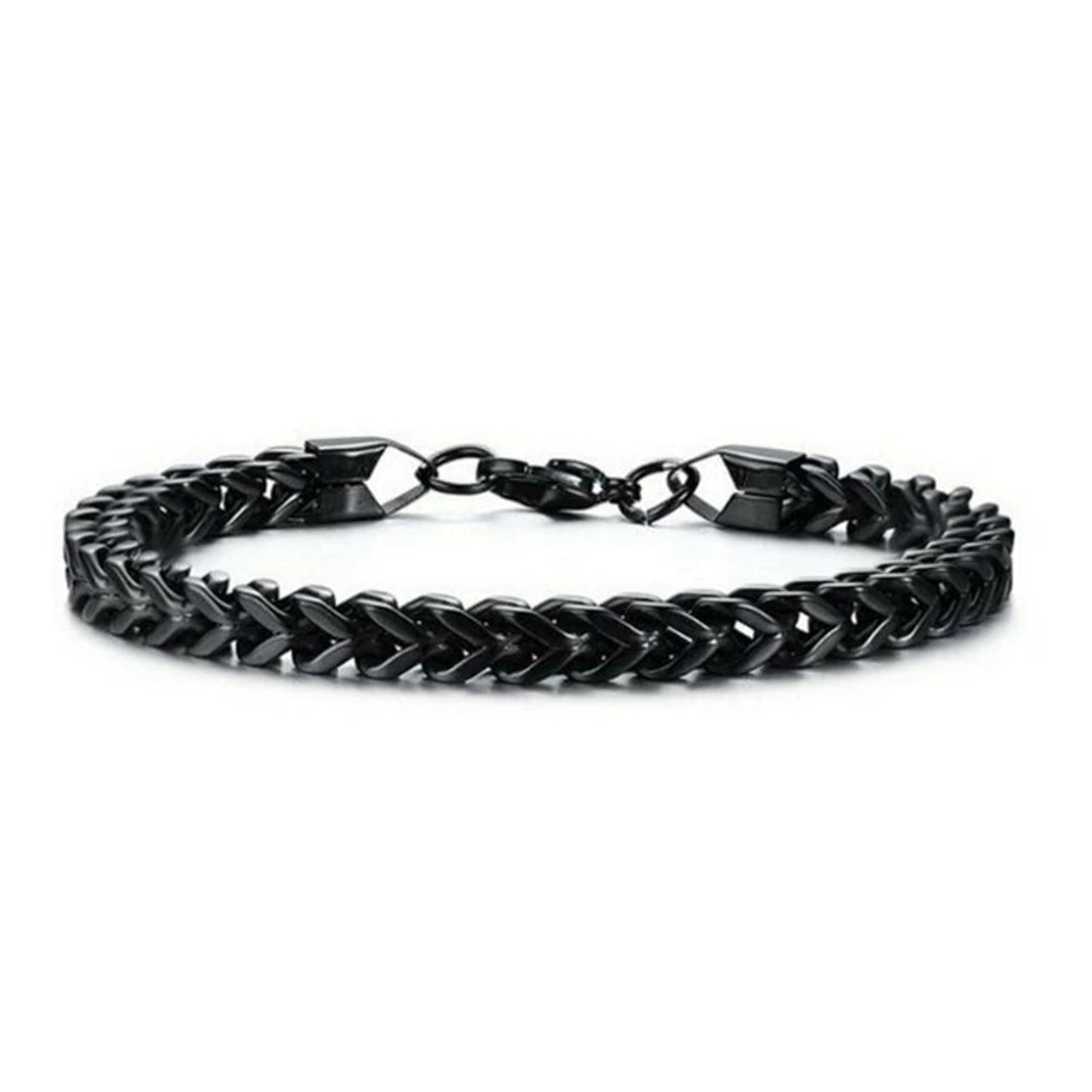 Fashion Frill Stylish Bracelet for Men Stainless Steel Hand Chain Band Jewellery Accessories For Boys Gift for Husband & Boyfriend