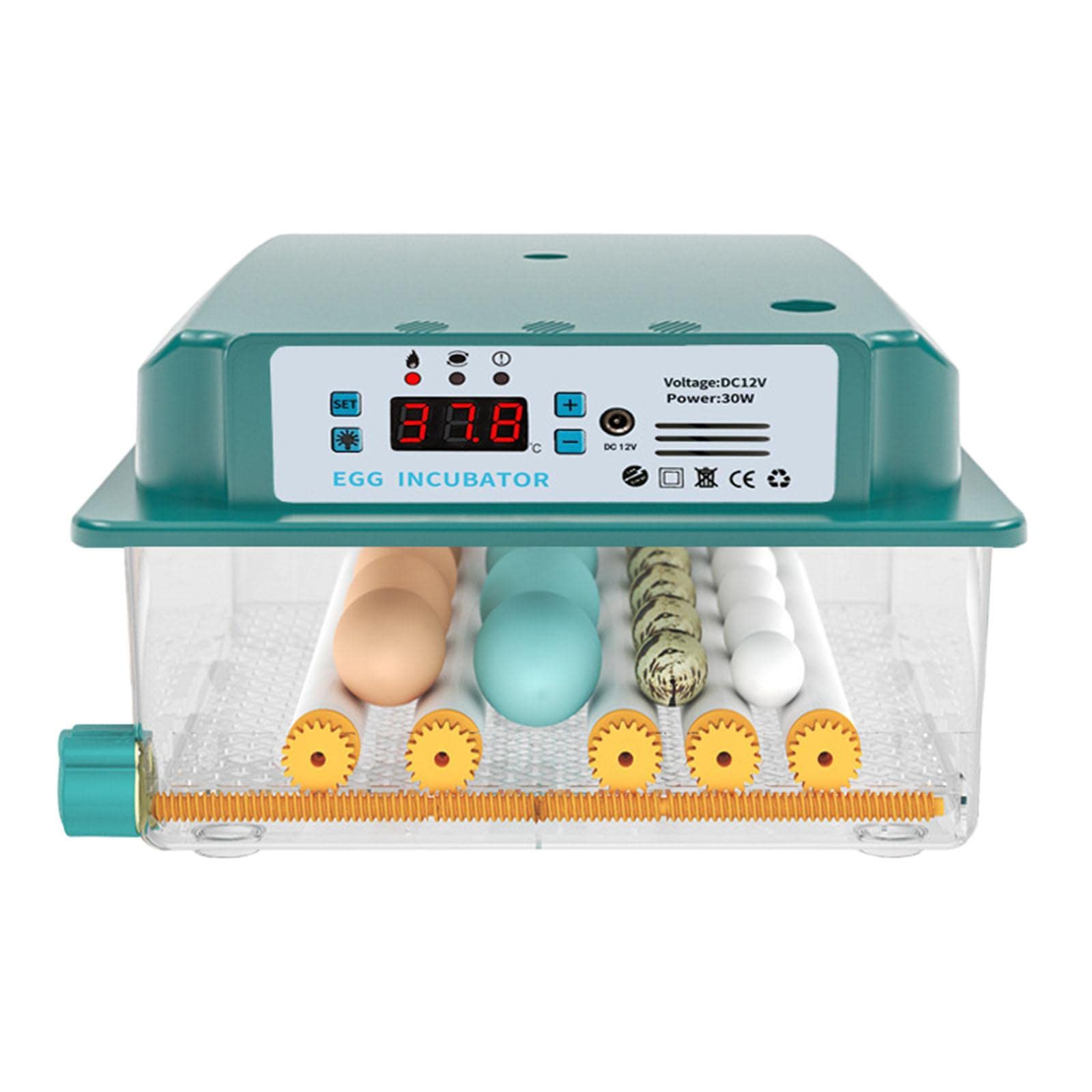 CALANDIS Household Small Egg Incubator Fully Automatic Hatch Turning for Duck EU Plug-picture-13