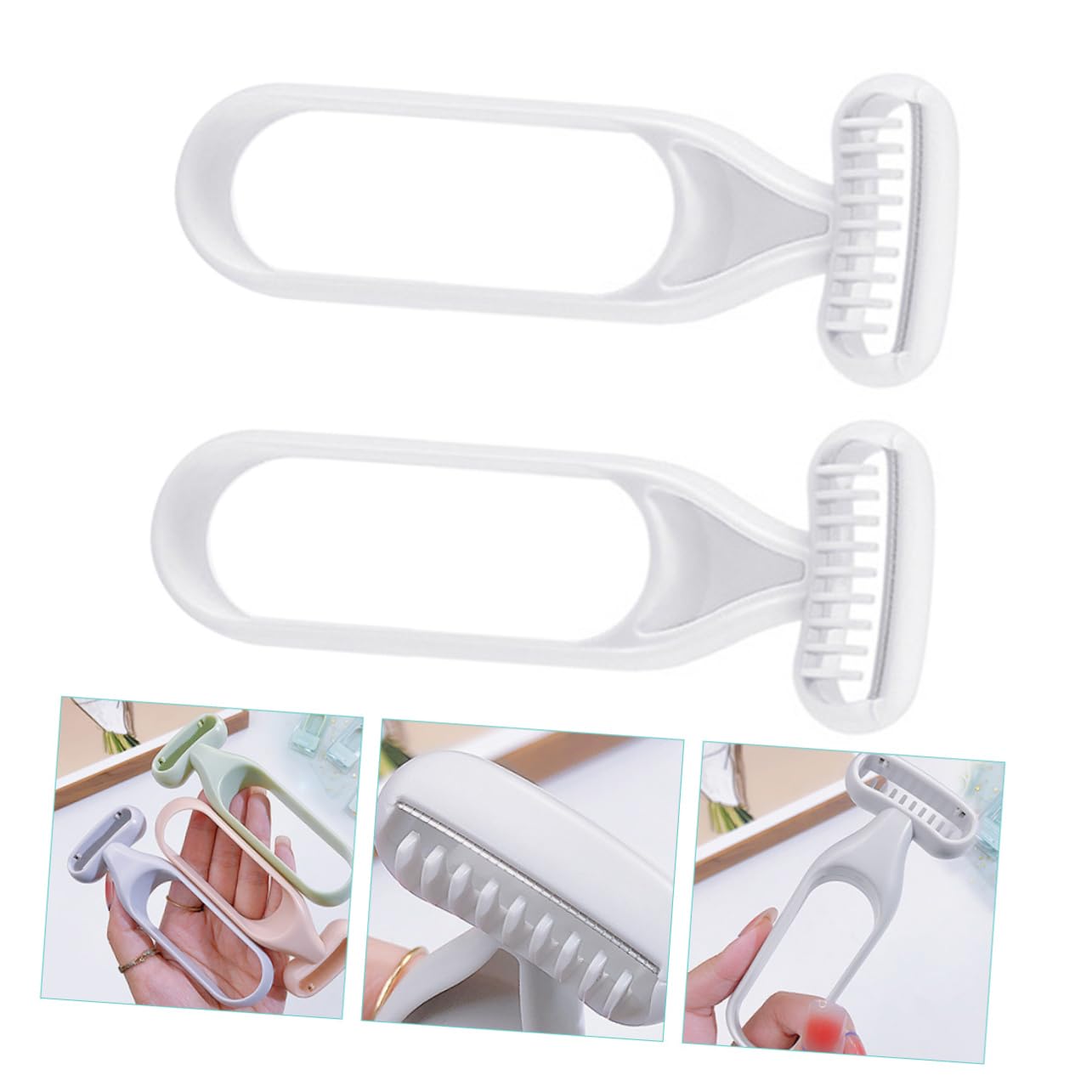 OSOLADY 2sets Armpit Leg Hair Shaver for Women Hair Remover Tool for Her 2pcs*2