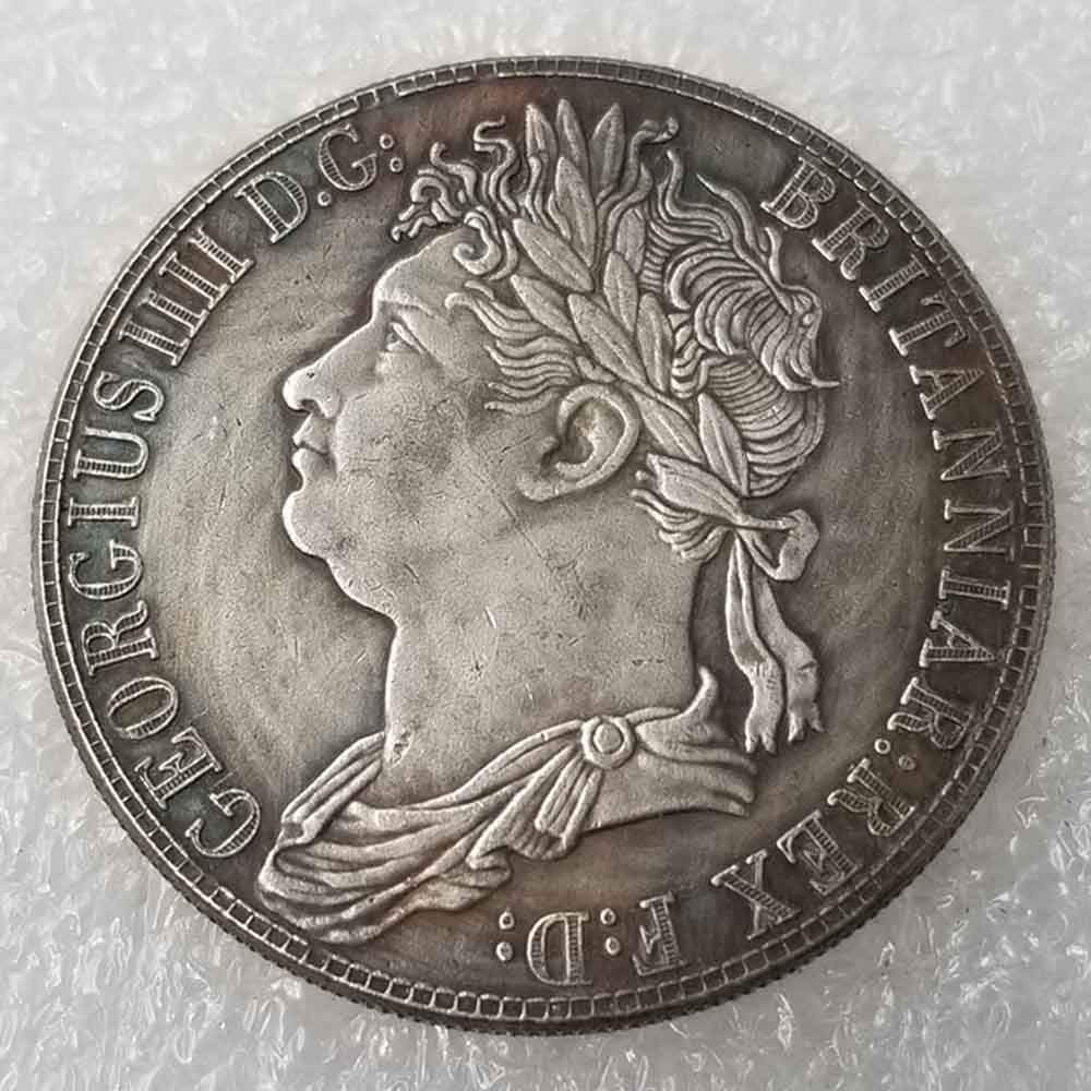 YunBest 1830 United Kingdom Old Coin -Great British Coins- Scottish Shield Silver Plated Old Coins -Lucky Commemorative Coin-Discover History of US Coins BestShop