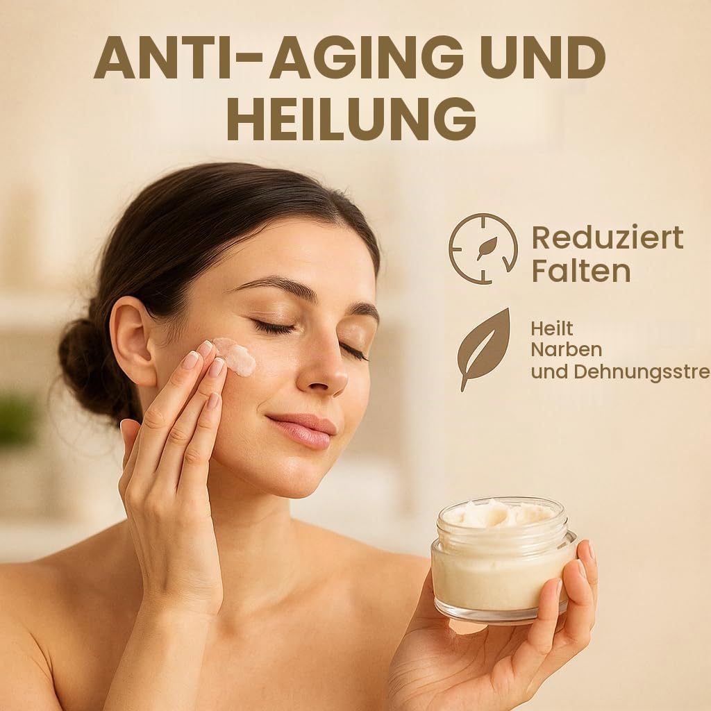 GiDeli Sheabutter 5kg im Eimer - Karitébutter Natürlich und Unraffiniert - Nussfett des Karitébaums intensiv feuchtigkeitsspendende - Bodybutter mit Regenerierender Wirkung