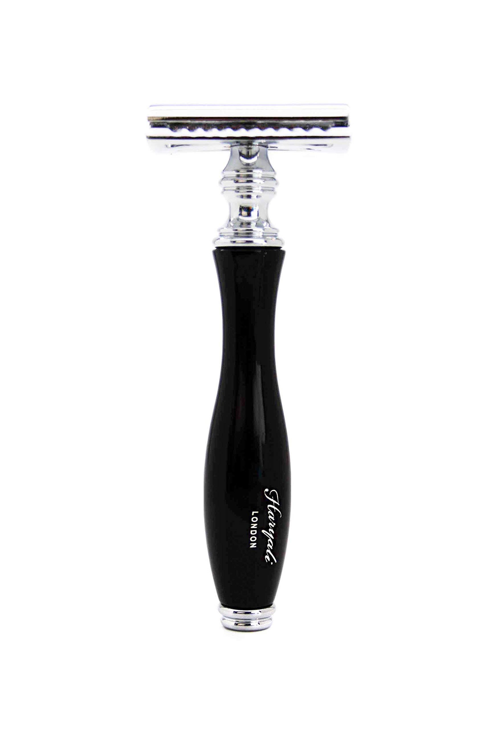 Old School Complete Shaving Kit with Brush Mug DE Safety Razor & Soap Gift Set