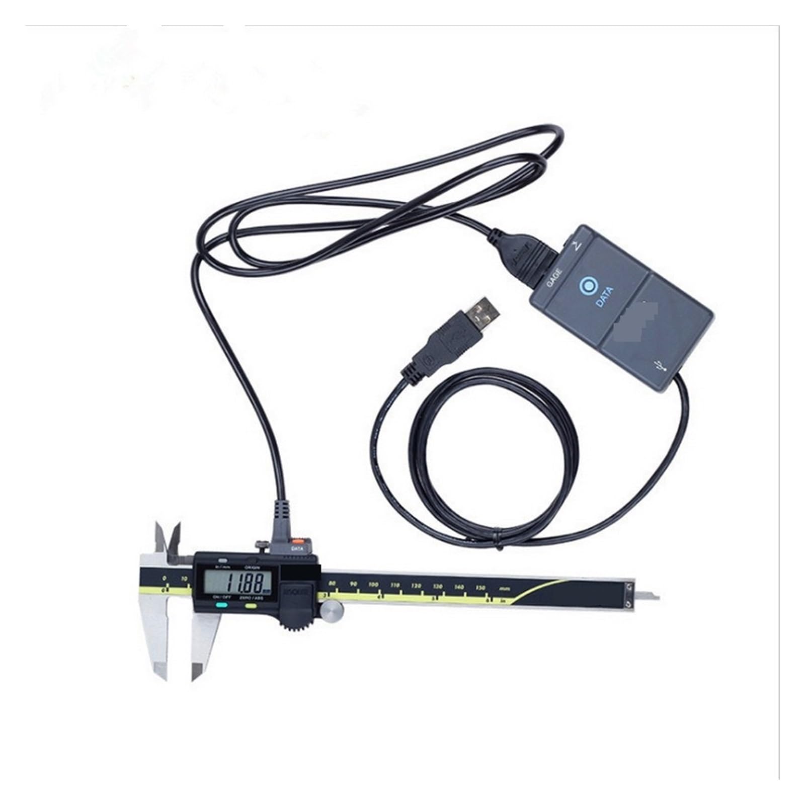 Micrómetro, Calibrador digital de mandíbulas con punta carburo, 0-150/200 mm métrico, 500-154-30 500-155-30 500-156-30 500-157-30(500-156-30)