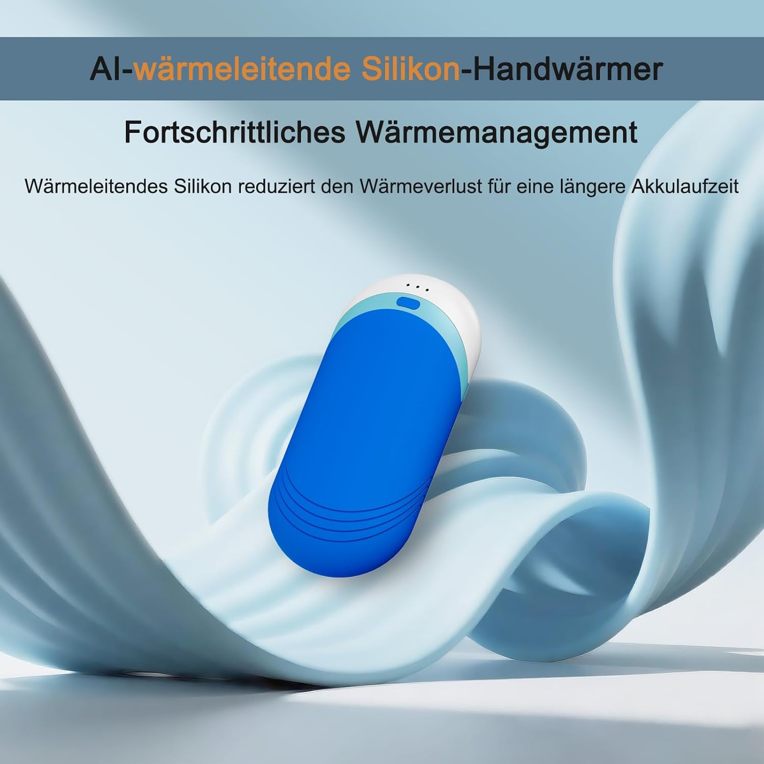 Karecel Thermally Conductive Silicone Hand Warmers Rechargeable 2 Pack, Double-Sided Heating Electric Hand Warmer, Ultra-Thin & Shockproof Heated Hand Warmer, Fits in Gloves & Pockets, Men Women Gifts - Image 8