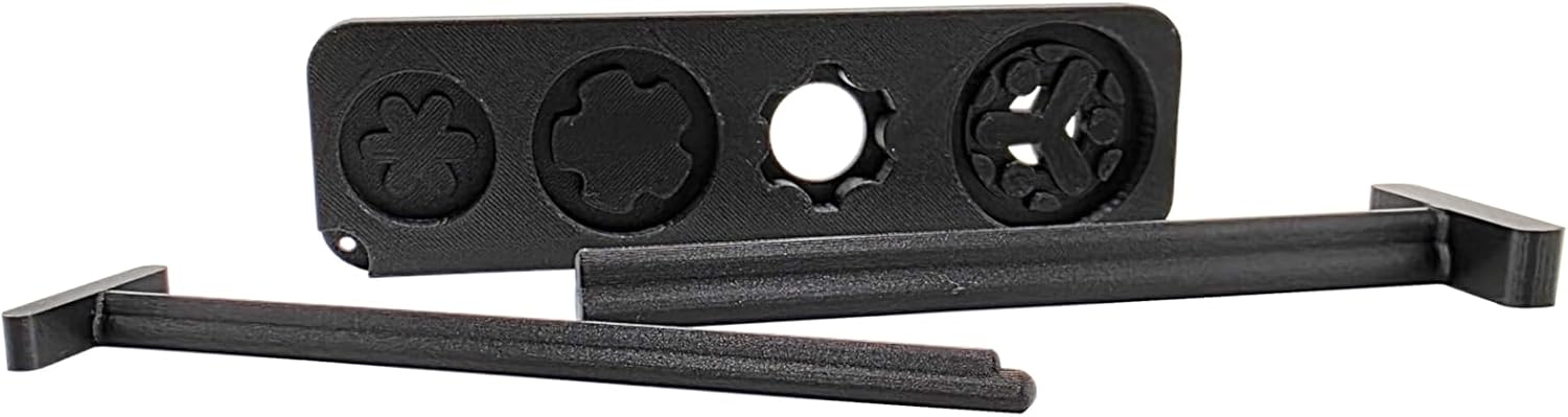 Universal Tool for Rugged Suppressors (Works with Oculus, Obsidian 9/45, Razor, Alaskan360) Carbon Fiber Infused, Heavy-Duty Maintenance Tool/Wrench, Made in USA (With Baffle Alignment Tools)