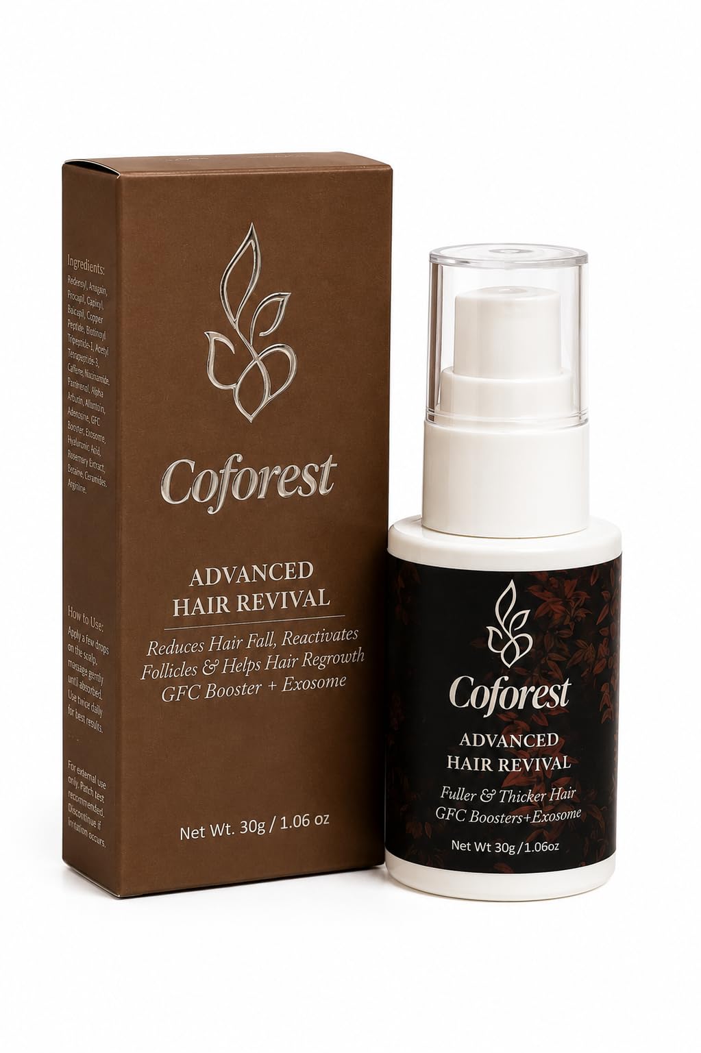 Advanced Hair Revival Serum with Peptides, Botanical Extracts and Biotin | Supports Healthier-looking Hair Growth | Reduces Breakage - 30g-image-46