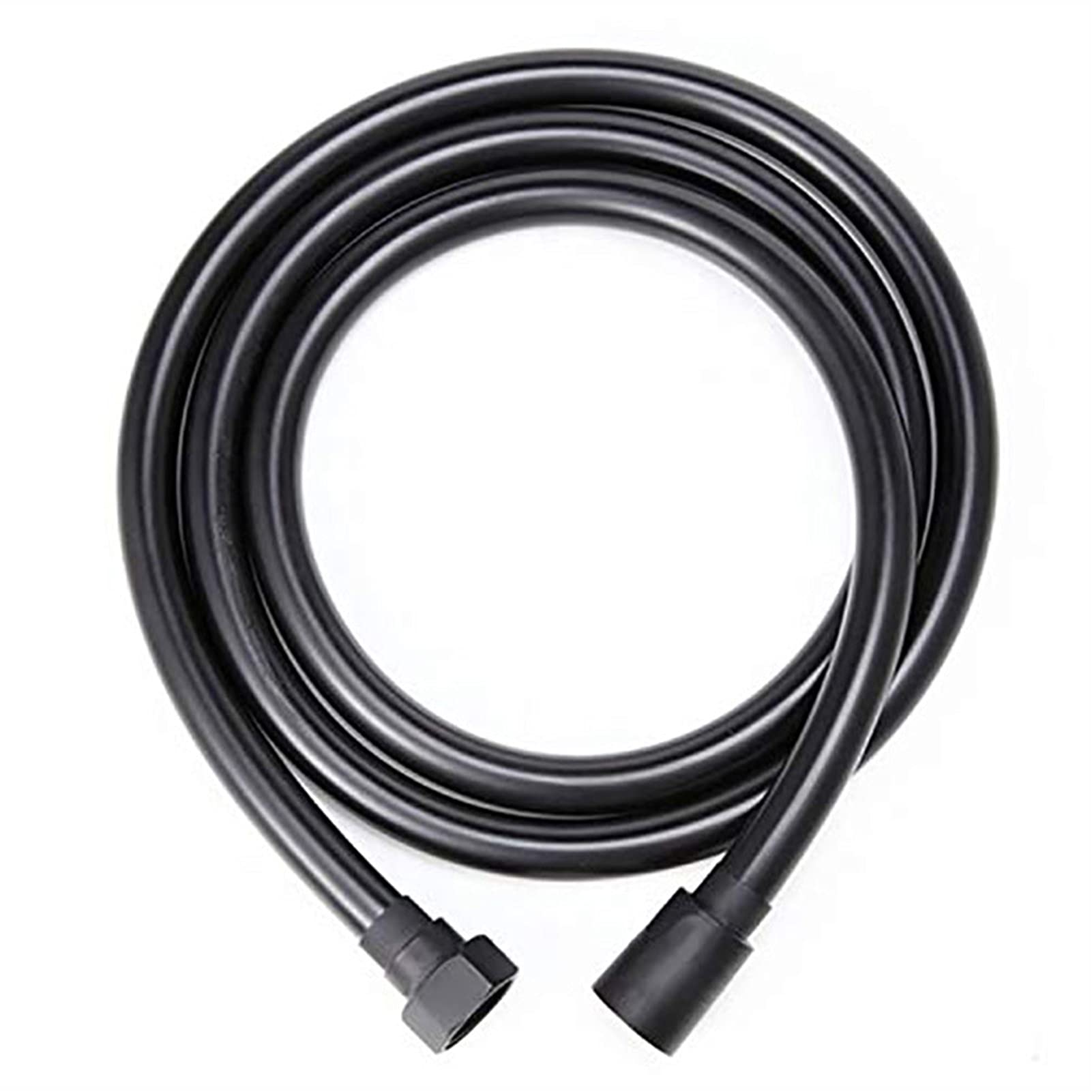 Tubo de ducha universal, Manguera De Ducha PVC Negro 1,2 M Manguera De Boquilla De Ducha Rotación De 360 ​​​​Grados Baño Tapa De Cobre De Alta Presión Fría Y Caliente Tubería De Agua A Prueba De Explo