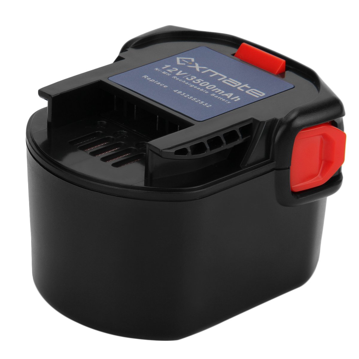 Exmate 12V 3.5A Ni-MH Replacement Battery Compatible with Ridgid 130252002 B1214G B1215R B1220R, 12V Ni-MH Battery