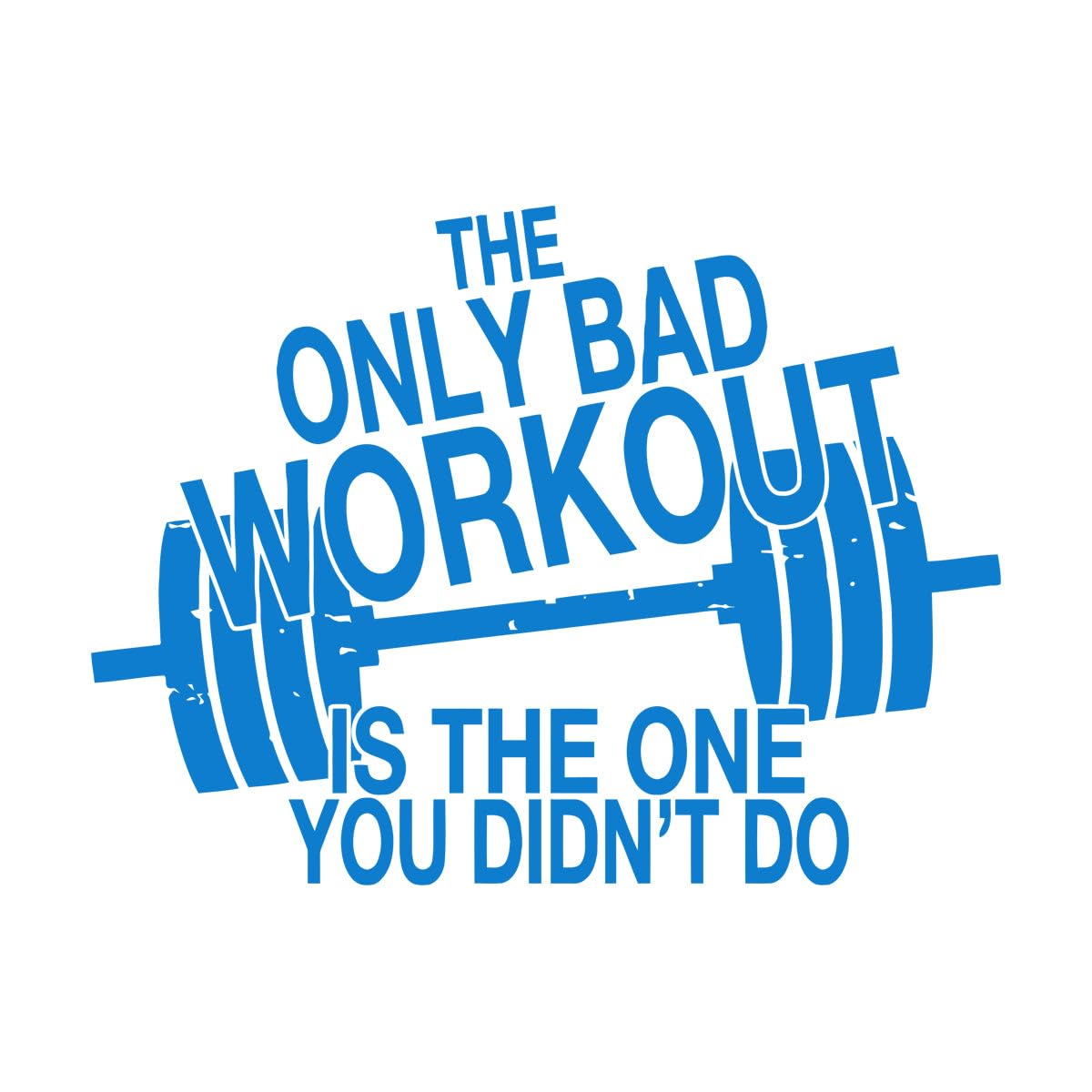 Gym Inspirational Quote Wall Sticker Barbell Fitness Workout Do It Crossfit Exercise Motivational Quote Wall Decal Sport Extra Large - 64x85cm — image 1