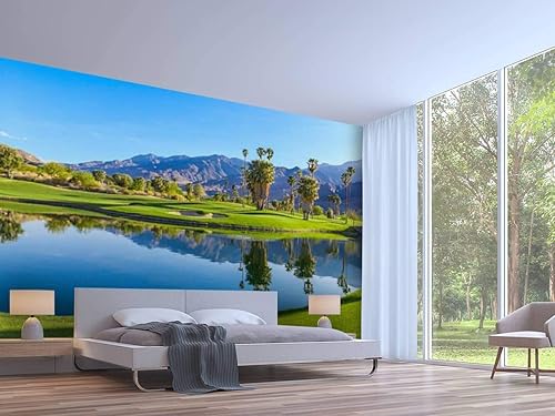Miniatura 2 de Papel Pintado Mural de Pared Campo de Golf en Palm Springs California p Mountain Lake Stock Autoadhesivo removible Despegar y Pegar Decoración de