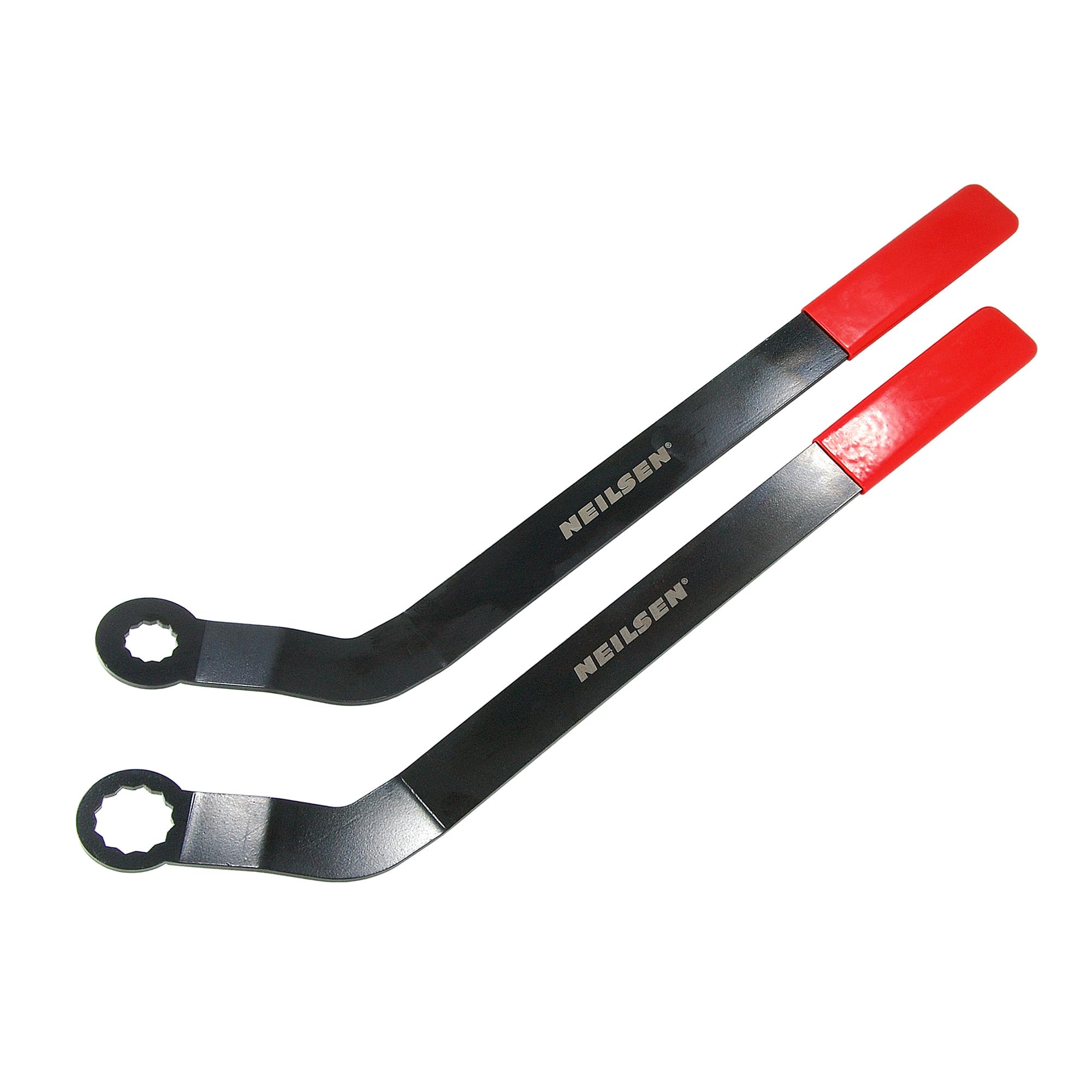 Neilsen Silver Ct5667 - Flat Belt Tension Spanner Set - Compatible With Bmw/Compatible With Mini Ep3, Ep6, N12, N14, N16 & N18 Engines | 12 Point Dr 21Mm & 30Mm Wrench For Serpentine Belt Removal