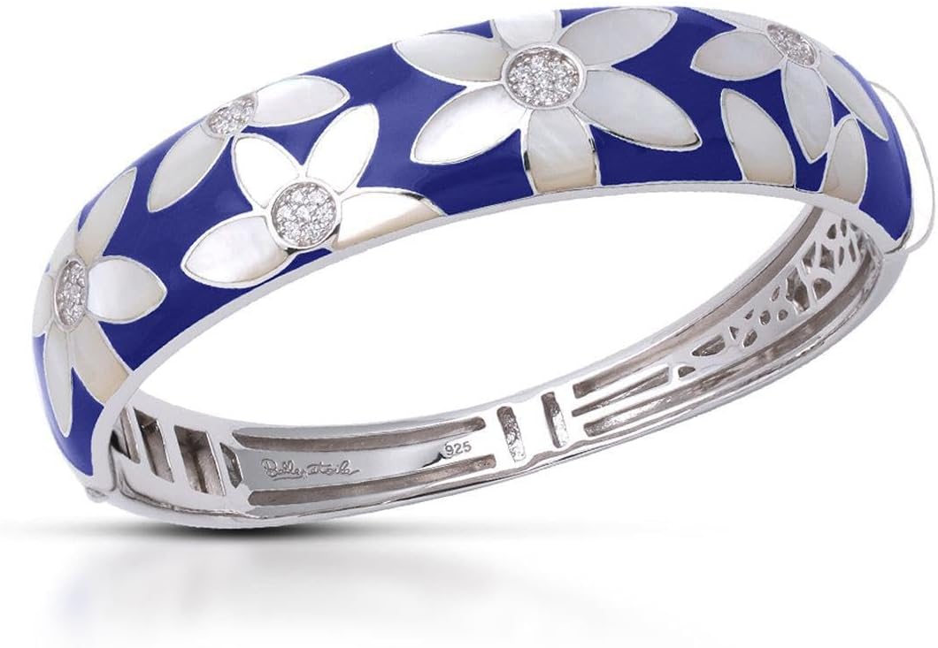 Belle Etoile Moonflower Bangle Blue