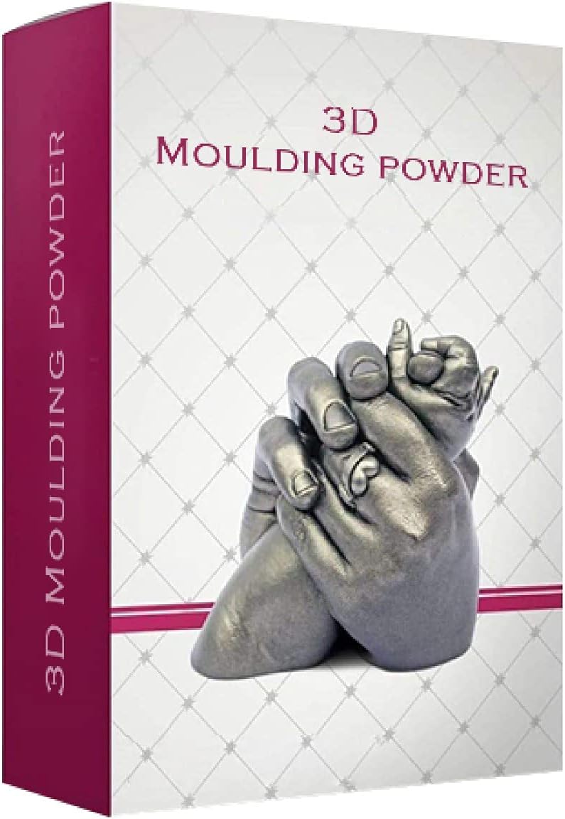 Ditya crafts� 3D Moulding and Casting Powder Kit (1 Packet Casting & 1 Packet Molding) Moulding Clay