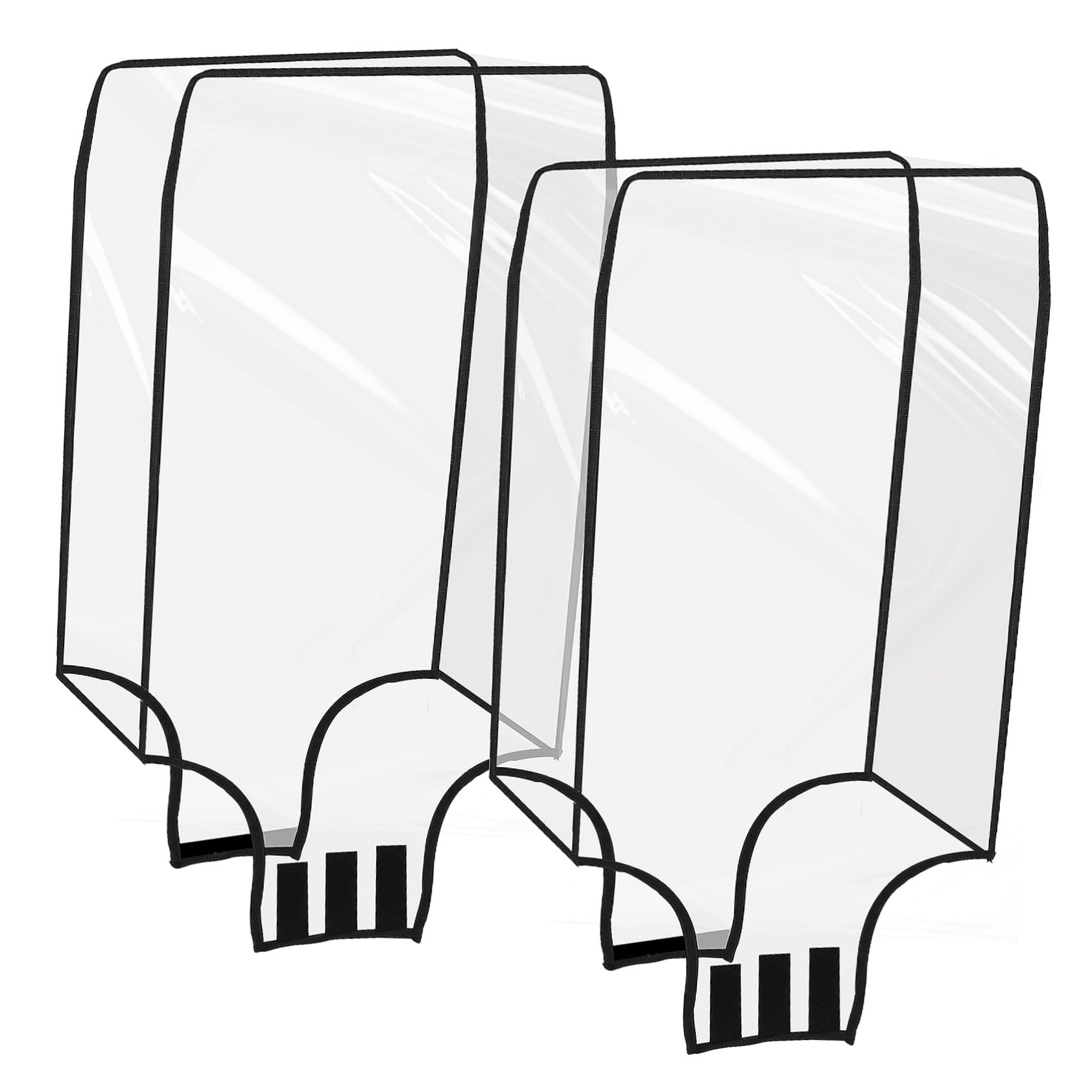 Mipcase 2 pezzi Copertura Valigia Trasparente in PVC Spessa Protezione Anti- Coprivaligia Adatto a Tutti i Trolley Proteggi Valigie da Usura e Polvere