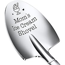 Mothers Day Gifts for Mom,Large Moms Ice Cream Shovel,Icecream Scoop Stainless Steel,Anniversary Birthday Mothers Day Gifts for Wife Daughter Sister Women Her (Mom's Ice Cream Shovel, Large)