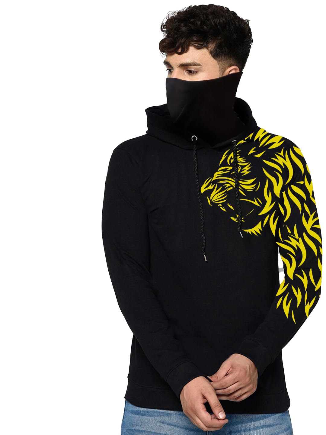 Men's Casual Wear Full Sleeves Printed Hooded T-shirt-SDRFUNKY05-picture-28