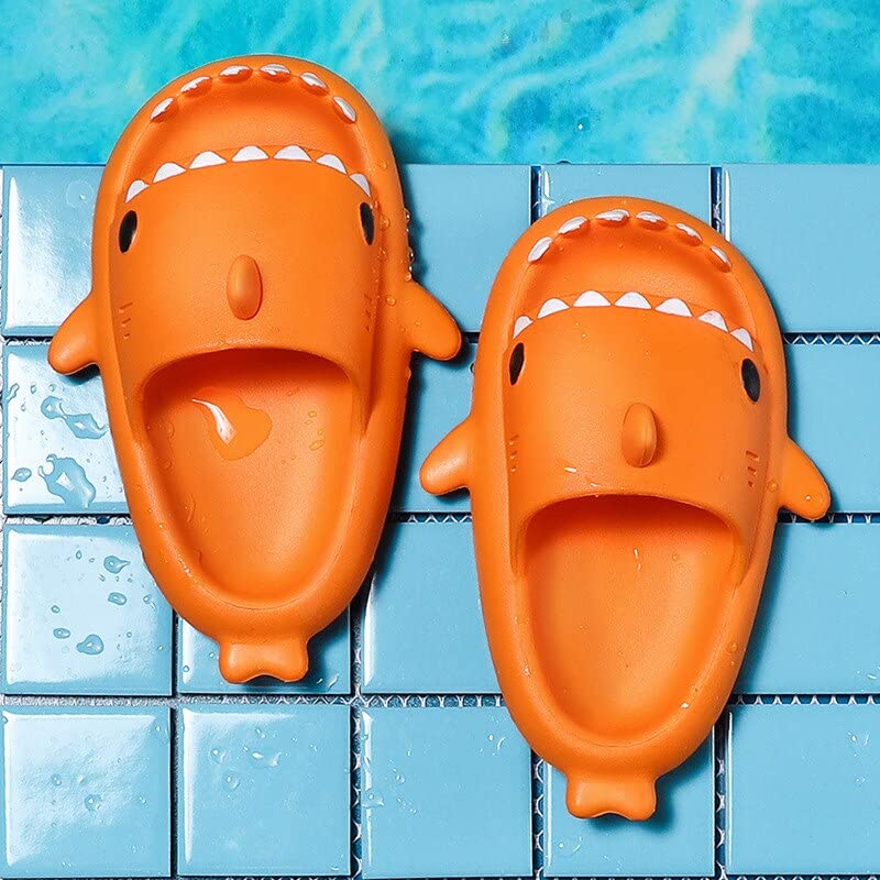 Image of Bold N Elegant Baby Shark Cool Cartoon Flip Flop Slippers Sandal Beach Footwear for Baby Boy Girl Kids