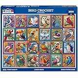 WHITE MOUNTAIN PUZZLES Bird Crochet Puzzle, 1 EA