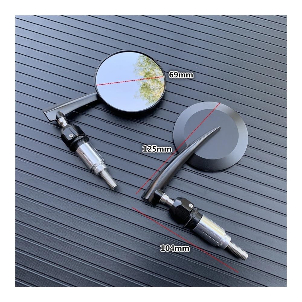 Espejos Retrovisores CNC Para Motocicleta De 7/8" Y 22 Mm, Universales, Para Manillar De Scooter, Accesorios Para Espejos Retrovisores Retrovisor moto