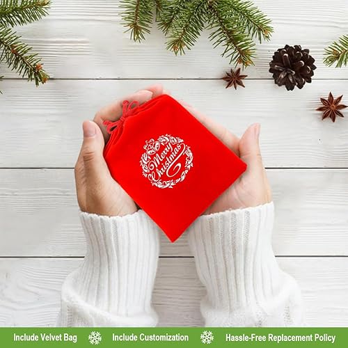 Miniatura 34 de Red Family - Adorno de camioneta – Familia de 3 comprando un árbol de Navidad – Adorno de Navidad personalizado para familia de 3 – Adorno familiar