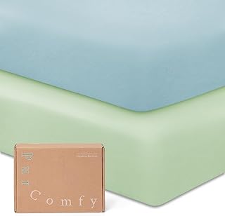 Supersoft Crib Sheets for Boys Girls, Premium Bamboo Viscose Buttery Soft Crib Mattress Fitted Sheet, Stretchy Knit Baby Sheet, Silky Comfort Baby Bed Sheets 28x52x9 Extra Deep Pocket