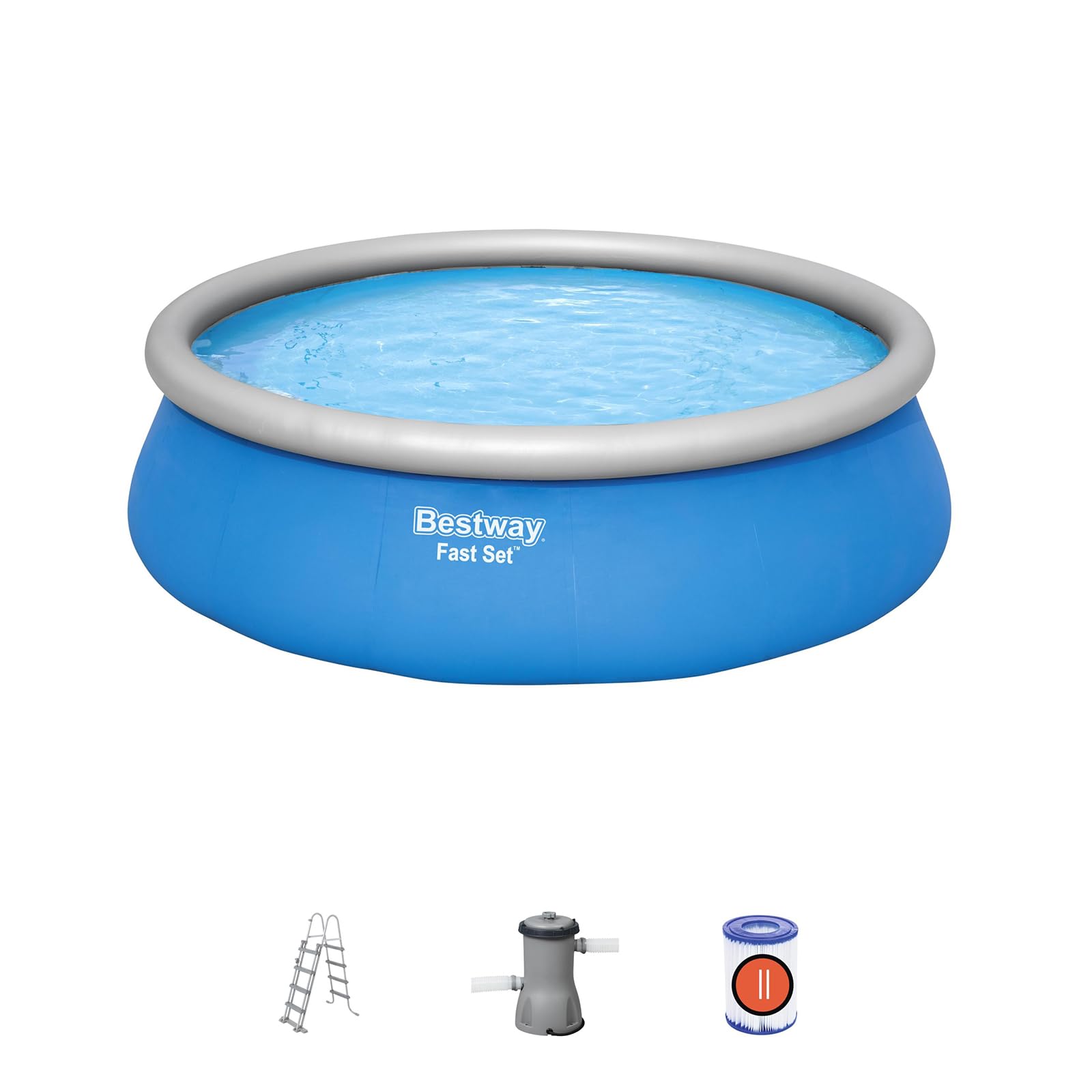 Bestway Fast Set™ 15' x 48"/4.57m x 1.22m Pool Set