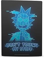 Vista 3 de Head Case Designs Rick and Morty Don't Touch My Stuff, con licencia oficial de Rick and Morty Graphics - Calcomanía de vinilo