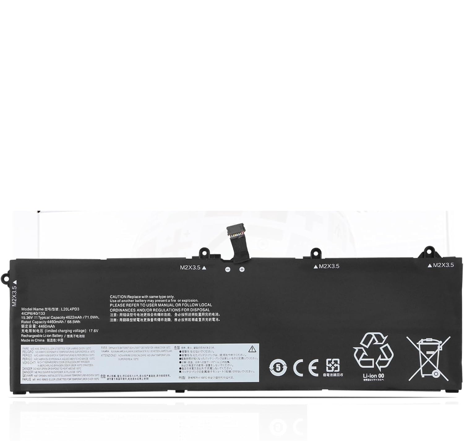 WISTAR 71WH L20M4PD3 L20L4PD3 Laptop Battery for Lenovo Legion S7
