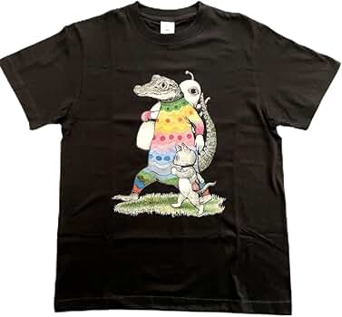 Amazon.co.jp: 台湾限定 ヒグチユウコ Tシャツ 奇幻動物森林