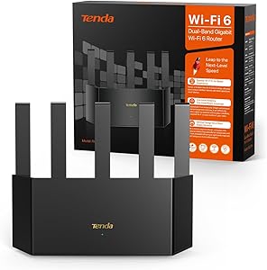 Tenda RX2L Pro Router WiFi 6 Dual-Band 5 Antenne
