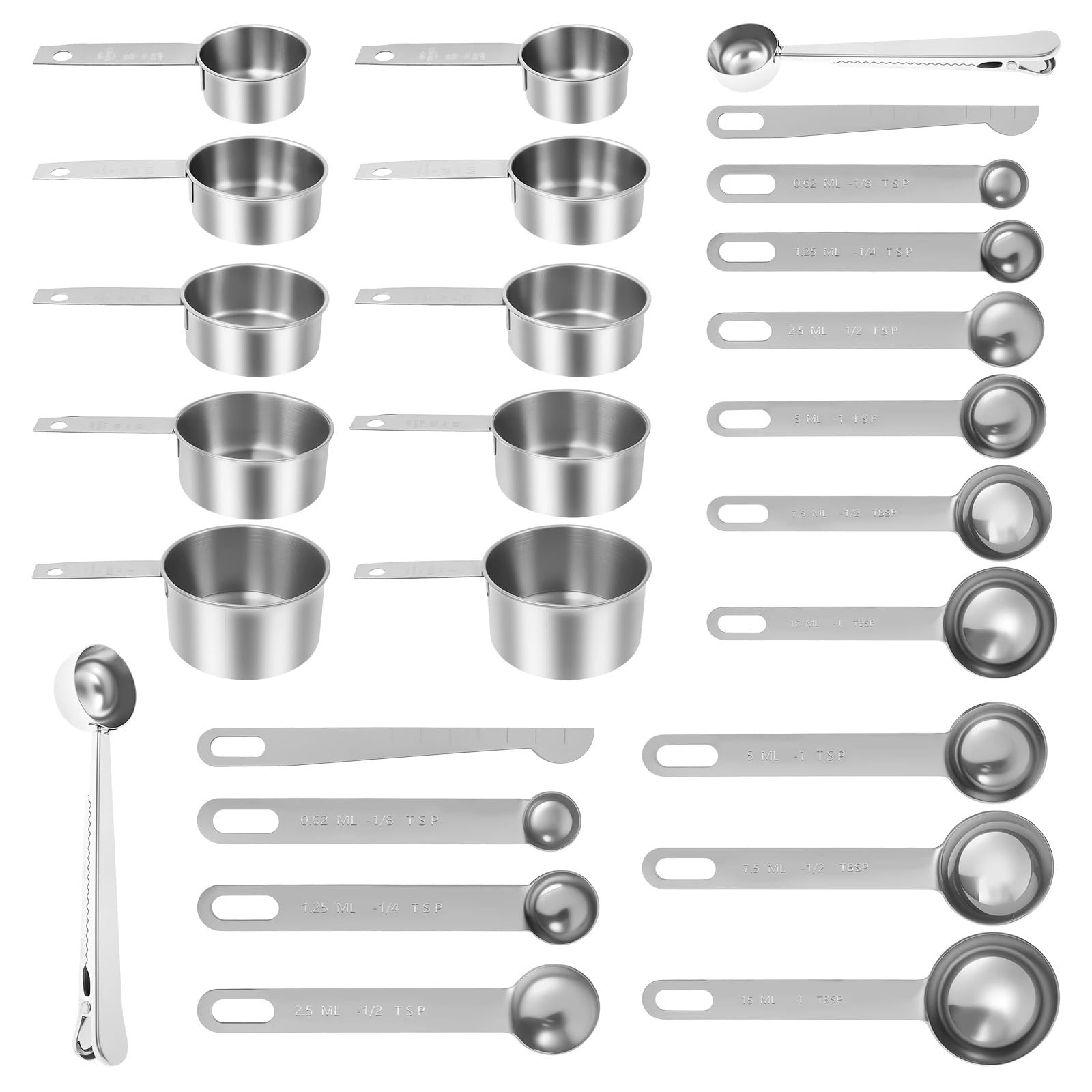 26 Uds cuchara medidora de cocina tazas medidoras herramientas medición