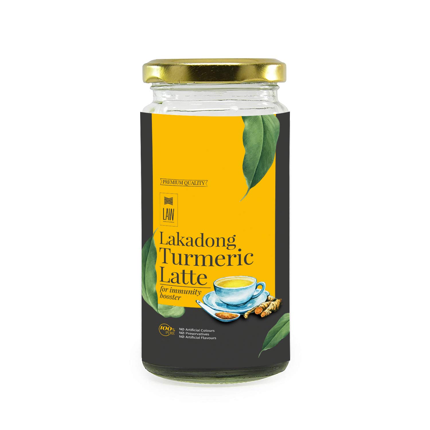 looms & weavesLakadong Turmeric Latte Powder - 100gm