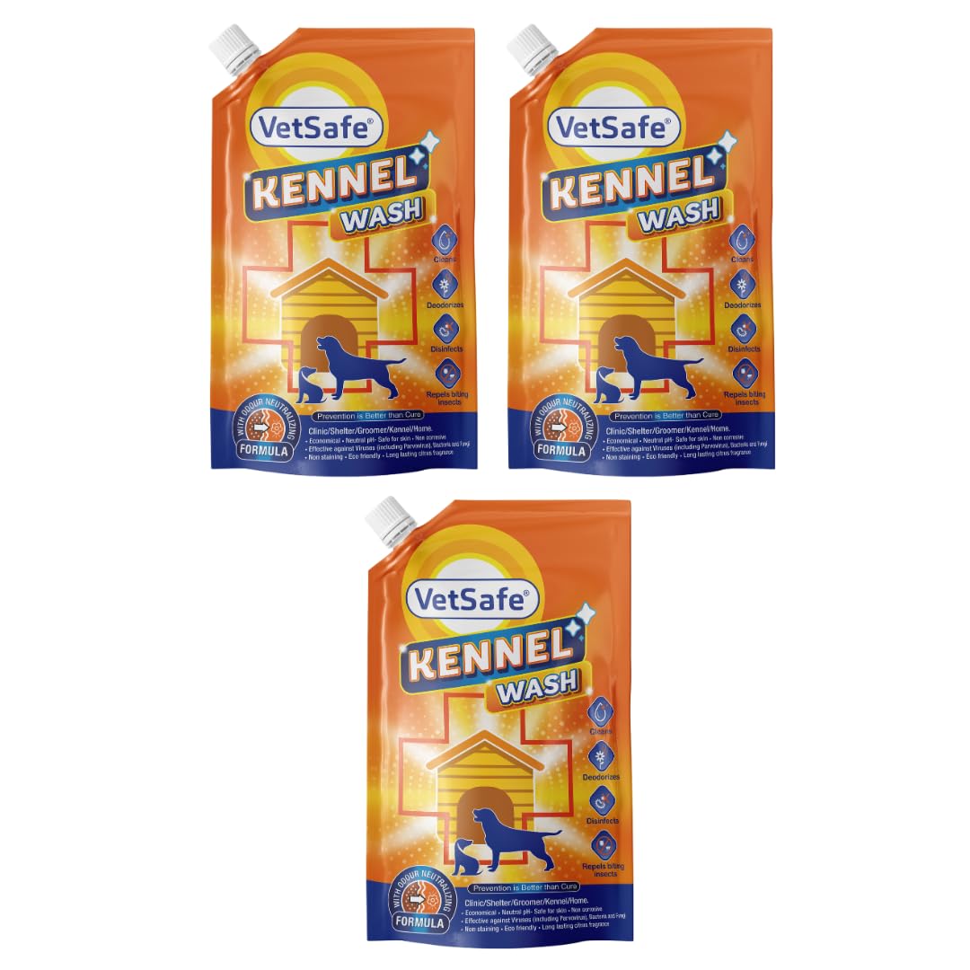 VetSafe Kennel Wash | 3000 ML | Kennel Cleaner | Pet Floor Cleaner | Pet Area freshener | Odour Neutralizer | Anti microbial |Disinfectant | Super Concentrate | Orange Power (B0BXH7T53R) Amazon Price History, Amazon Price Tracker