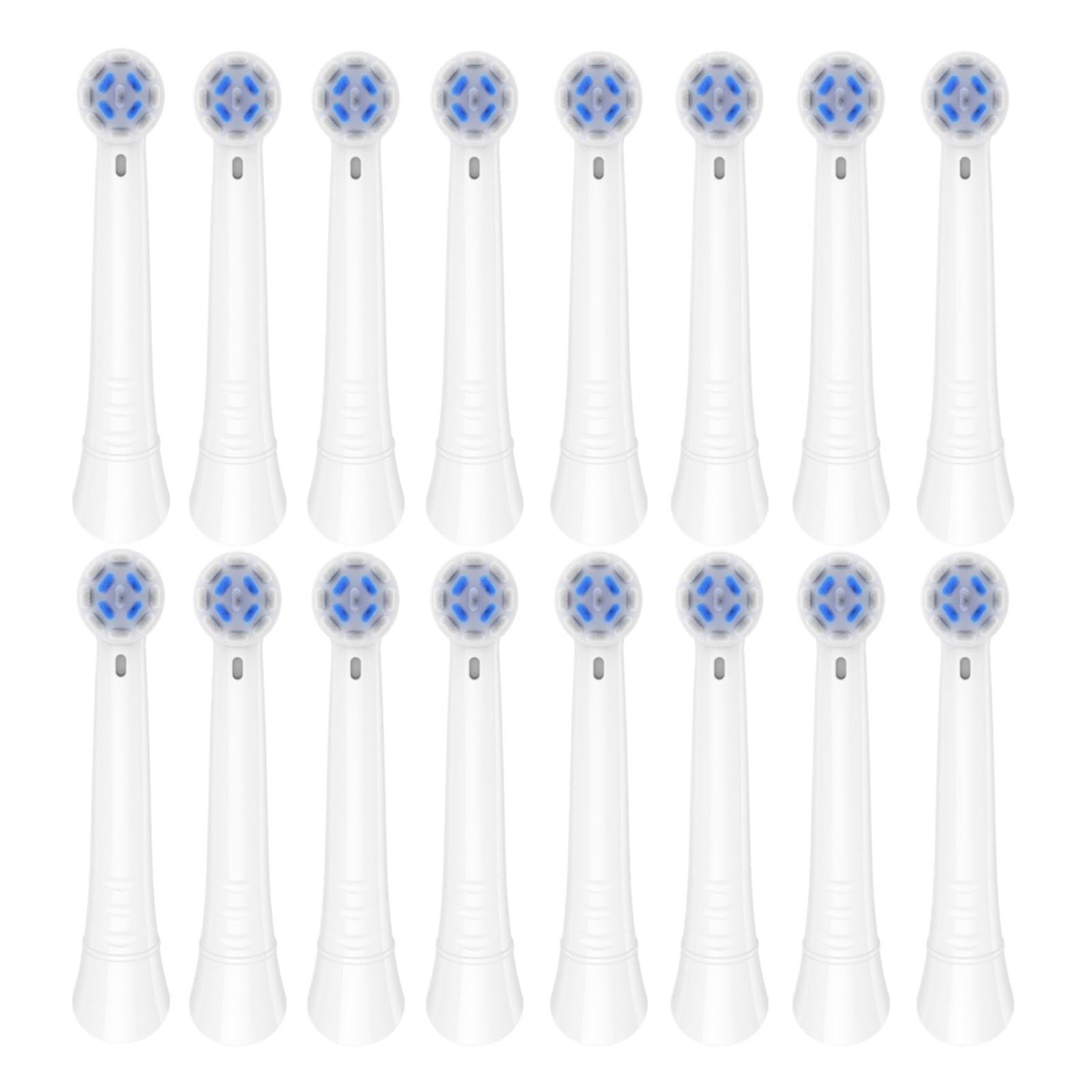 Cabezales de repuesto for cepillo dientes con eléctrico, paquete(White-16pcs)