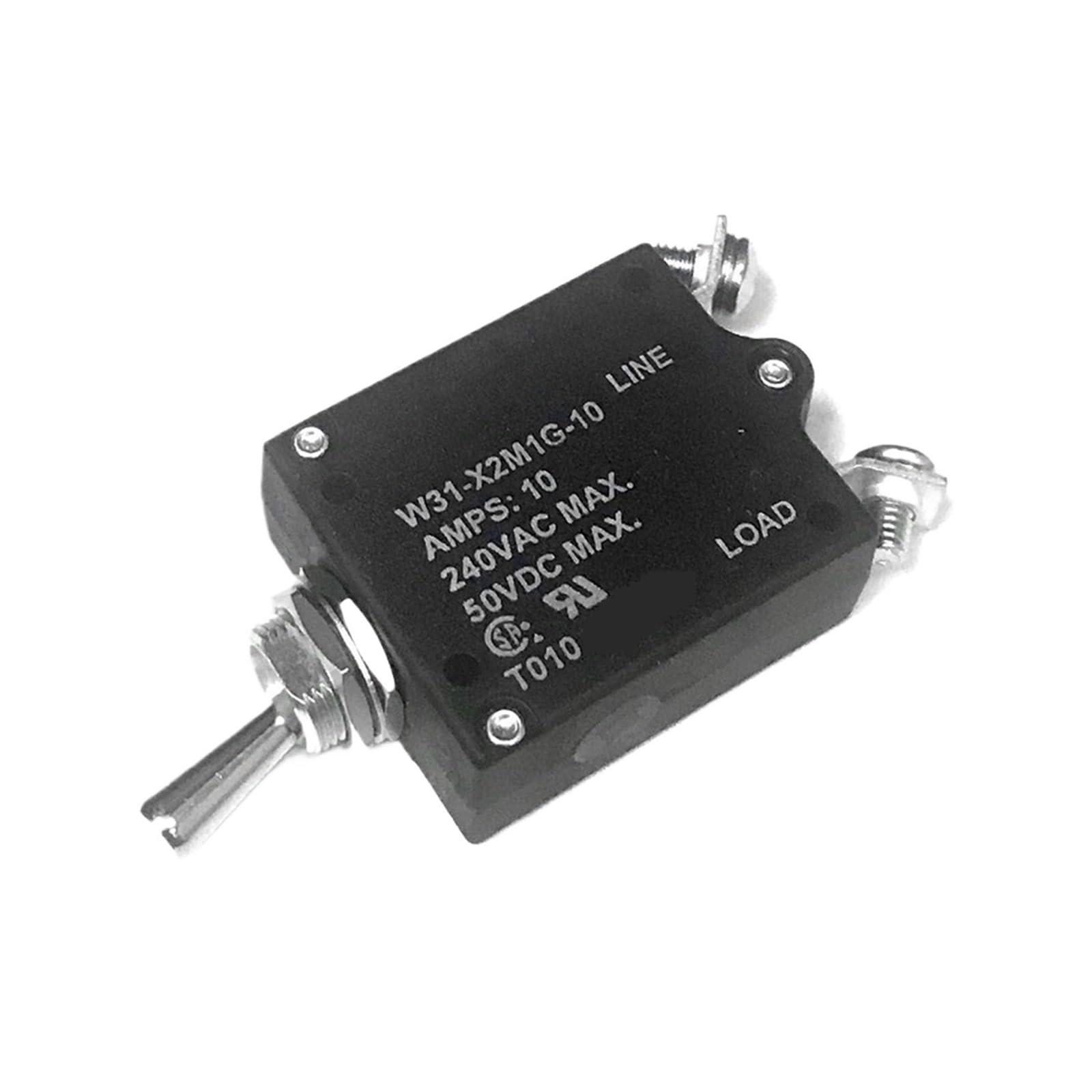 W31-X2M1G-10 circuit breaker thermal protège vos équipements 240V 10A contre les surintensités