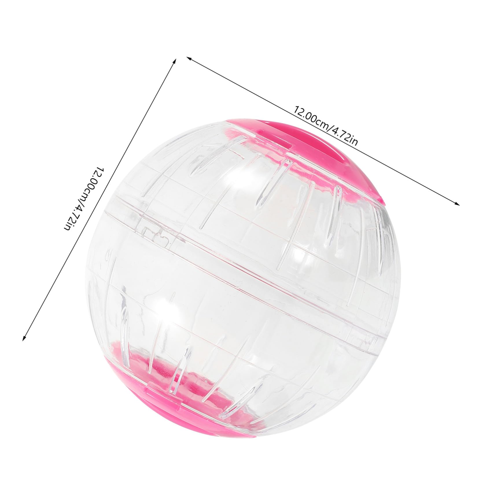 4 Piezas Pelotas de Ejercicio para Mascotas Transparentes con Ventilación Diseño Antiescape para Hámsters Jerbos y Pequeños Roedores Ruedas Seguras y Portátiles para Actividad